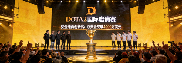 DOTA2国际邀请赛奖金池再创新高颁奖现场